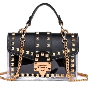 Studded Black Crossbody